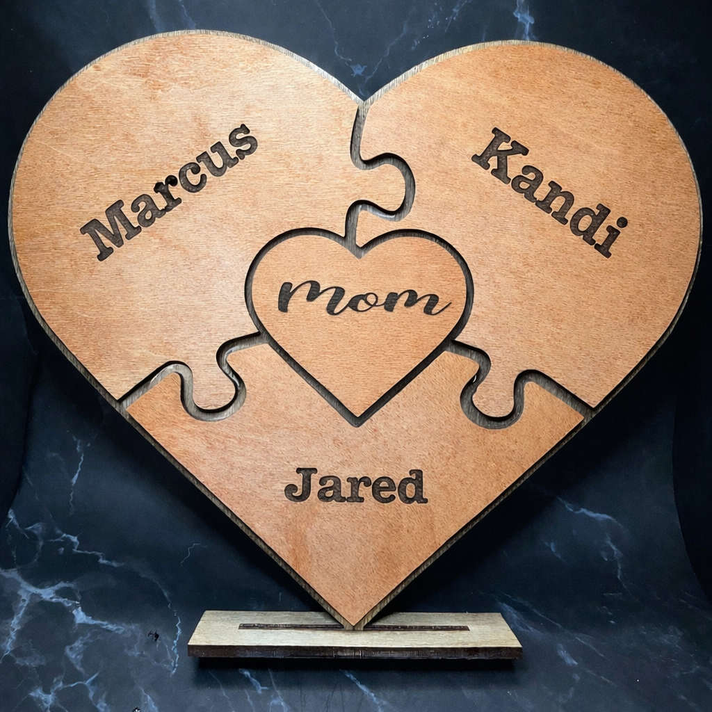 Mothers Day Heart Puzzle