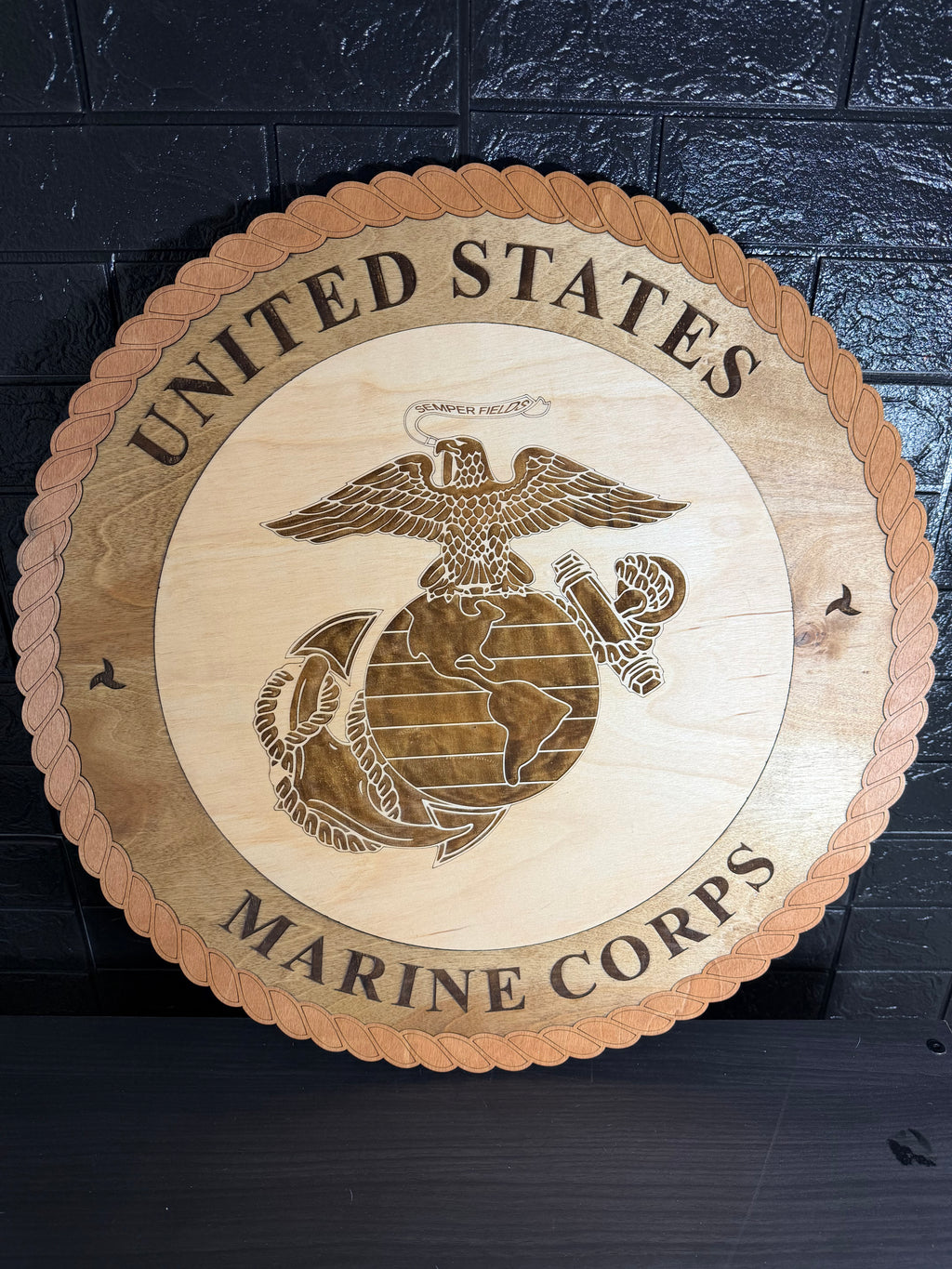 Military Engraved Wall Pieces