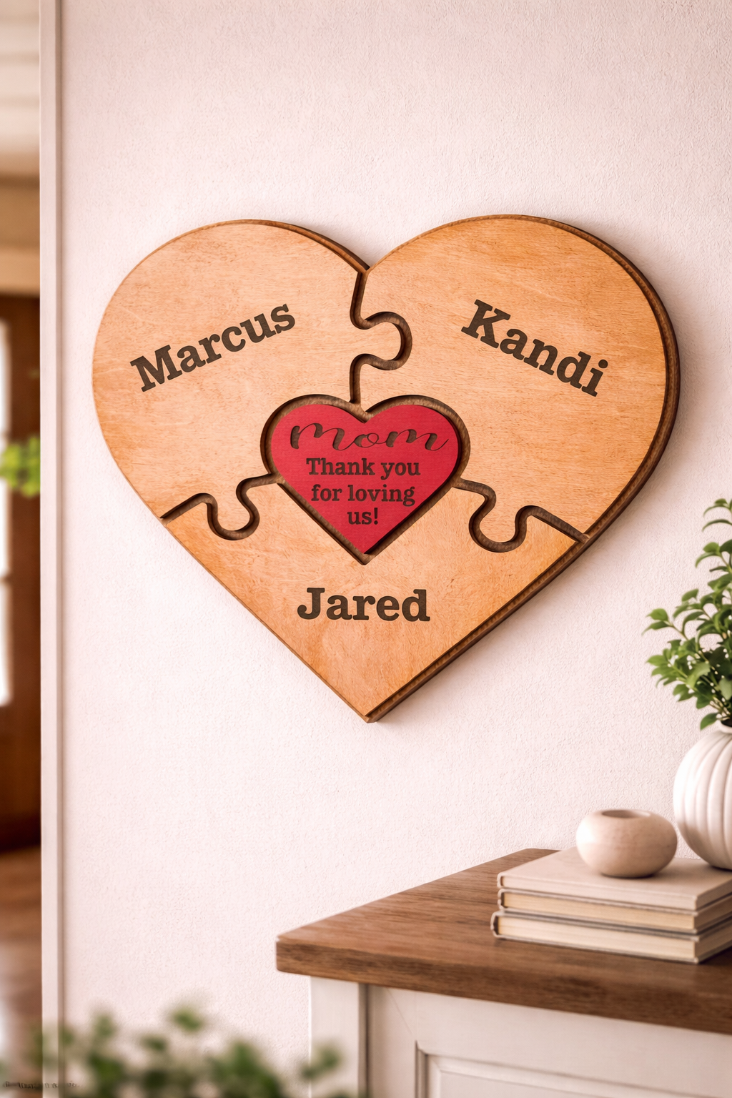 Mothers Day Heart Puzzle