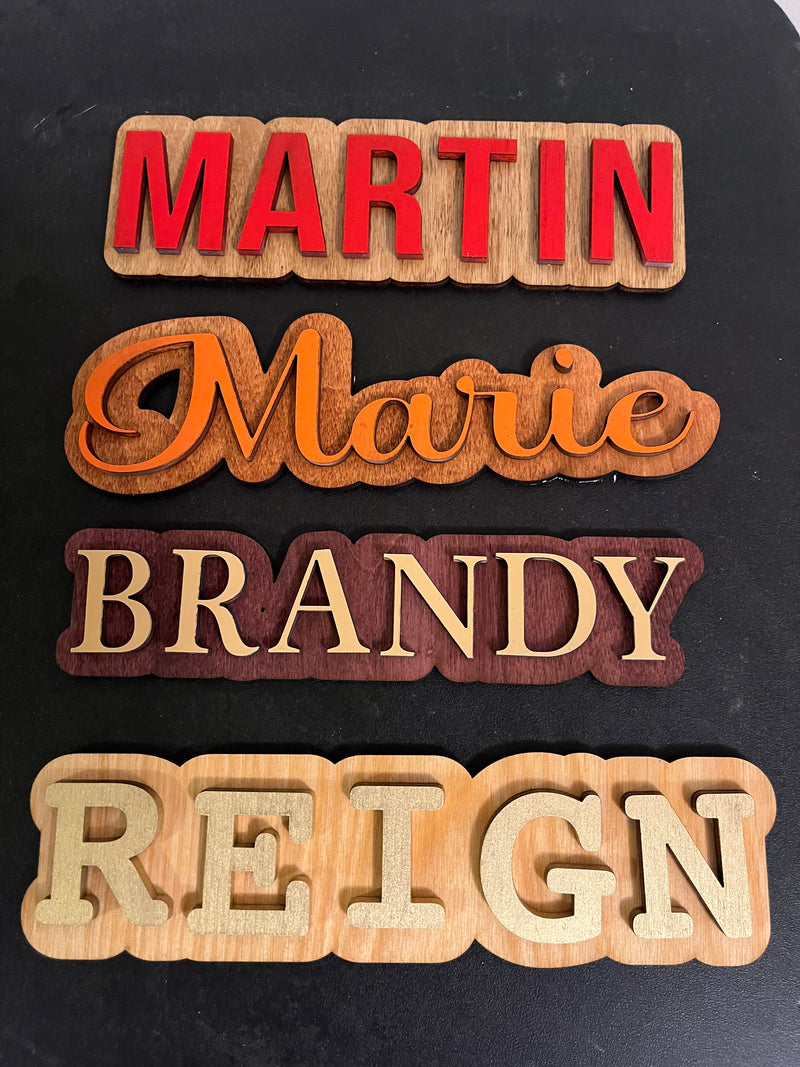 Custom Name Sign