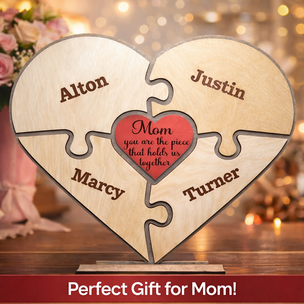 Mothers Day Heart Puzzle
