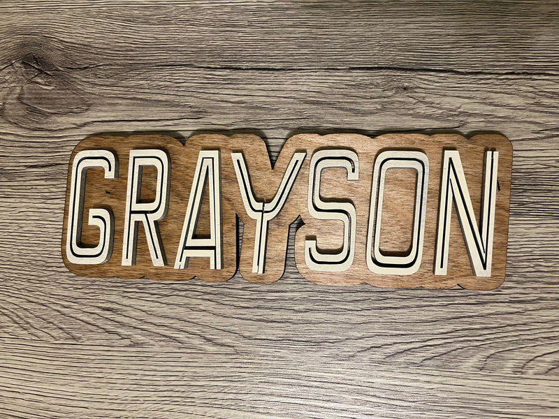 Custom Name Sign