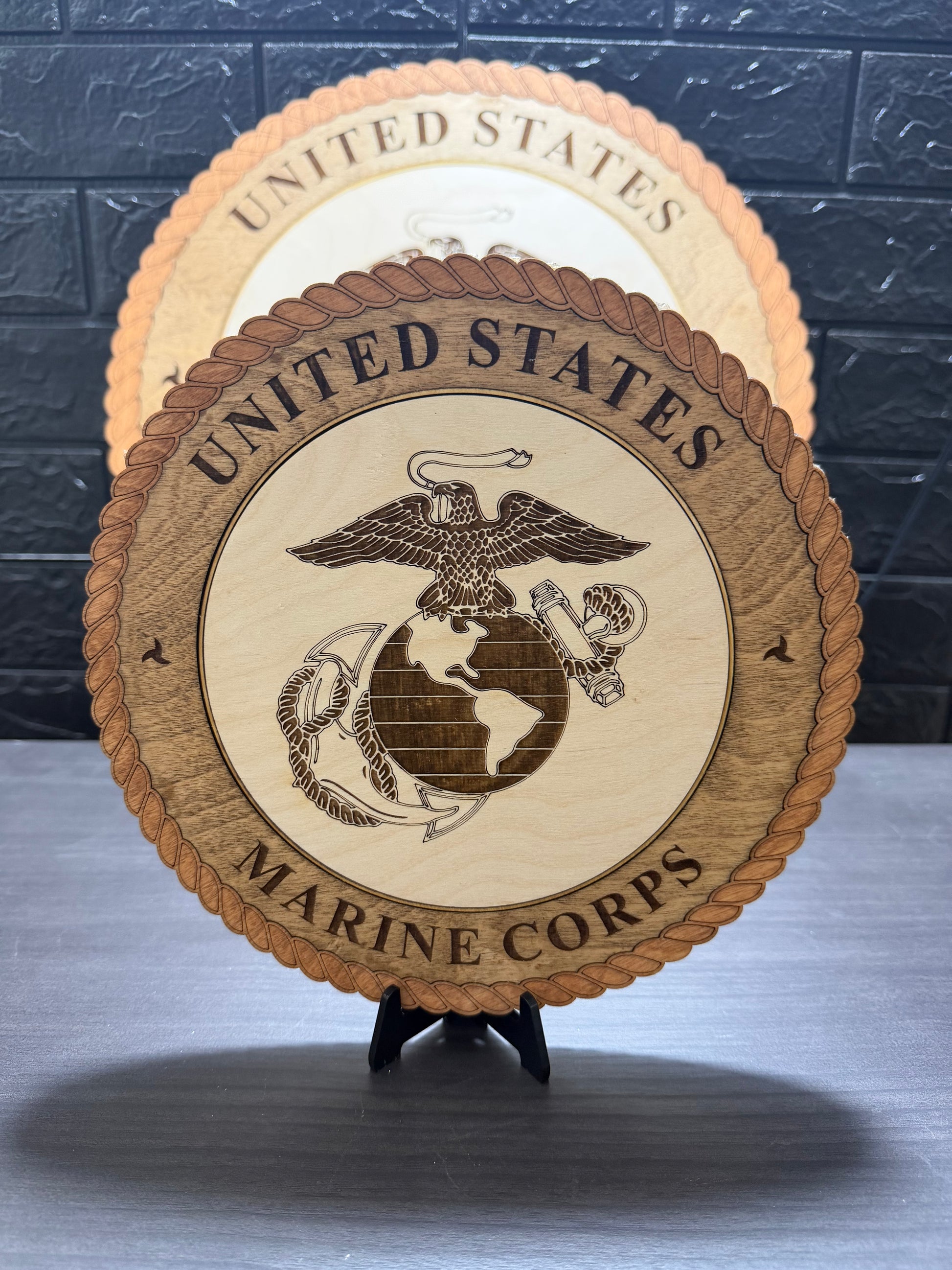 Military Engraved Wall Pieces