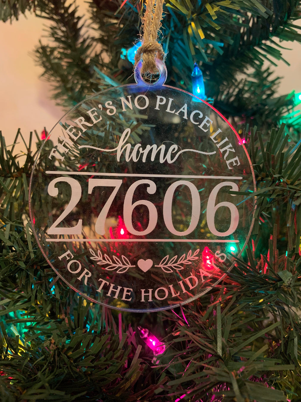 No Place Like Home Christmas Ornament
