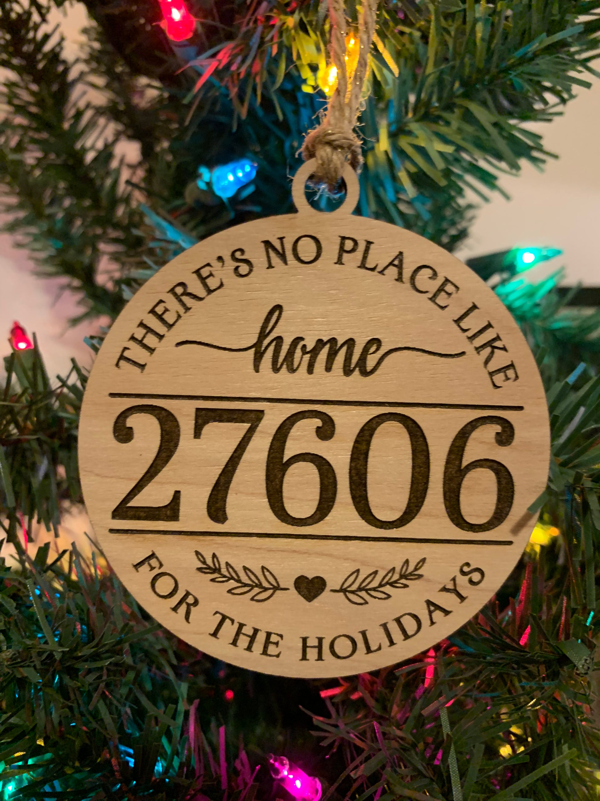 No Place Like Home Christmas Ornament