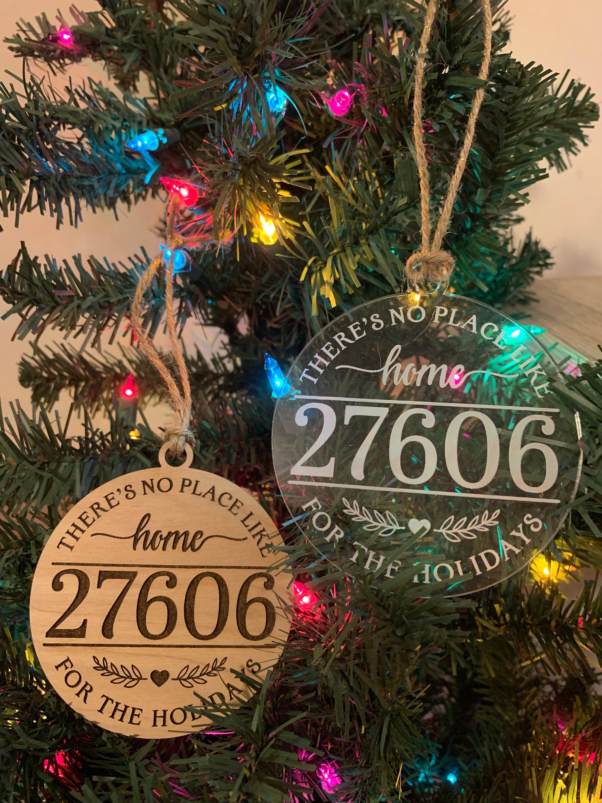 No Place Like Home Christmas Ornament