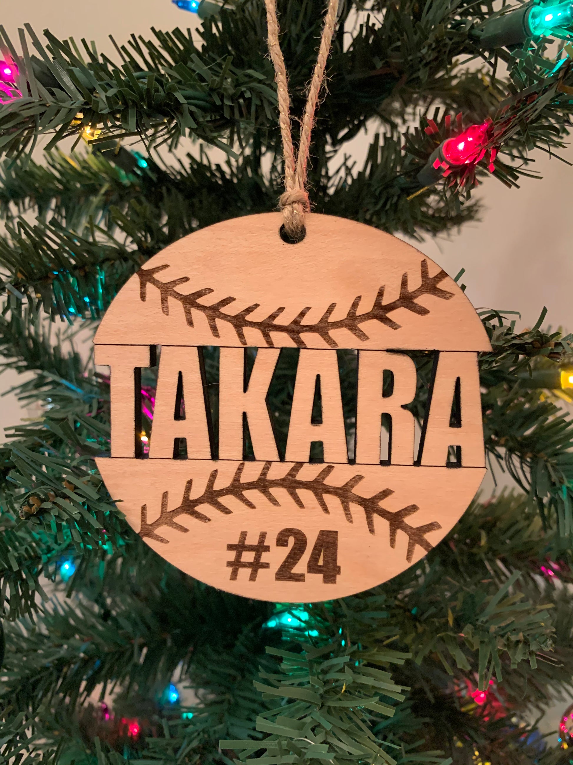 Personalized Sports Ornament