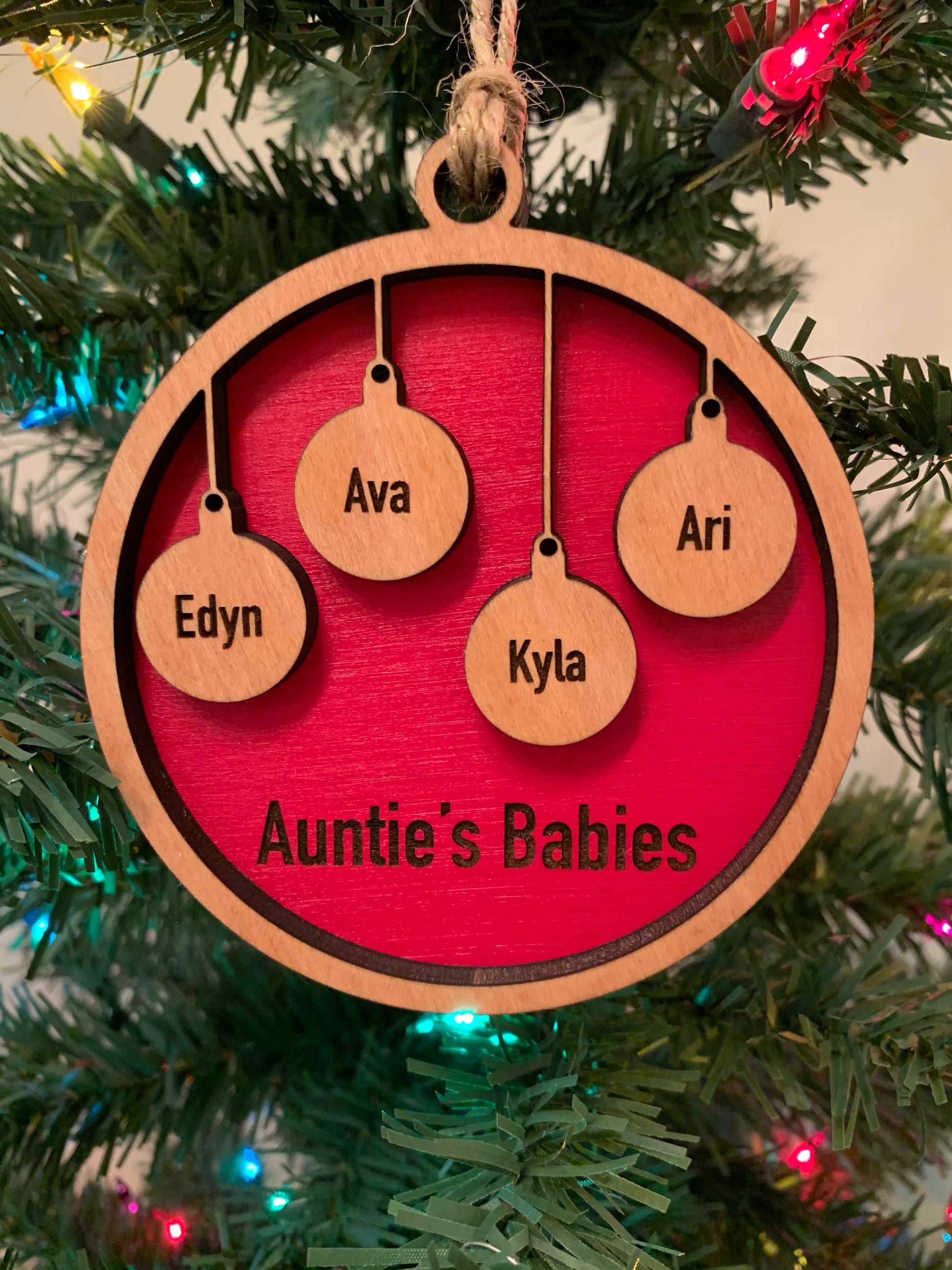 Christmas - Personalized Family Ornament