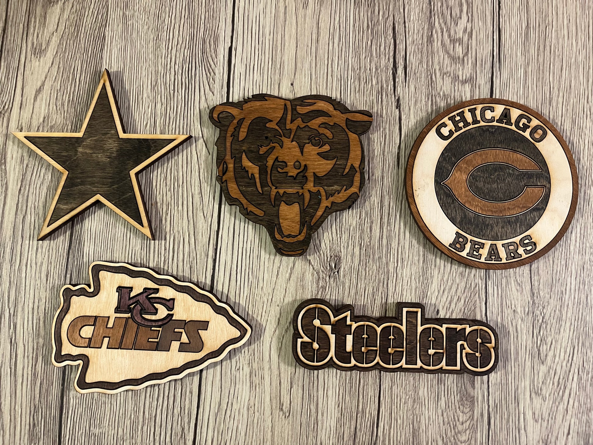 Stained & Engraved Wall Pieces