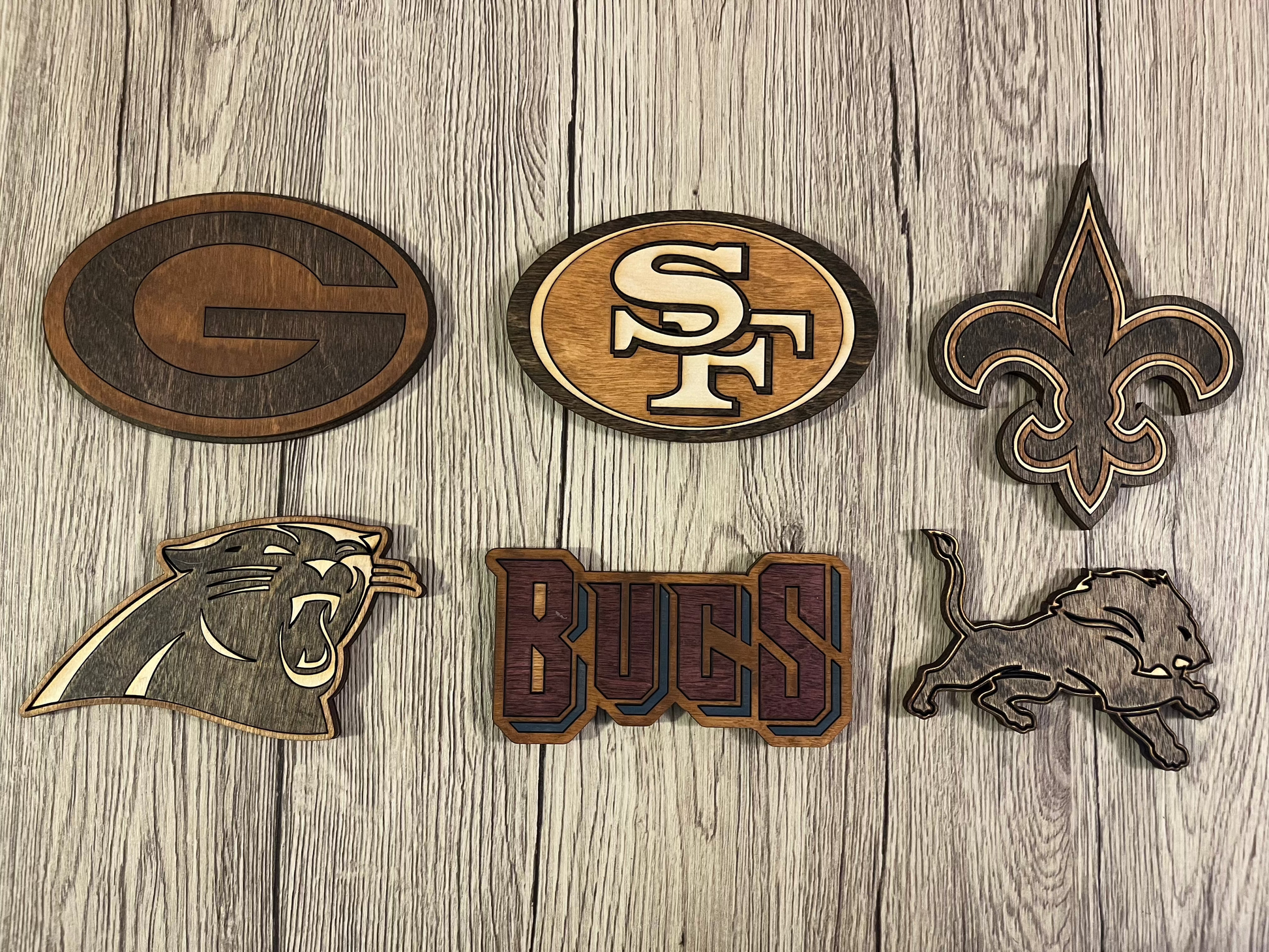 Stained & Engraved Wall Pieces