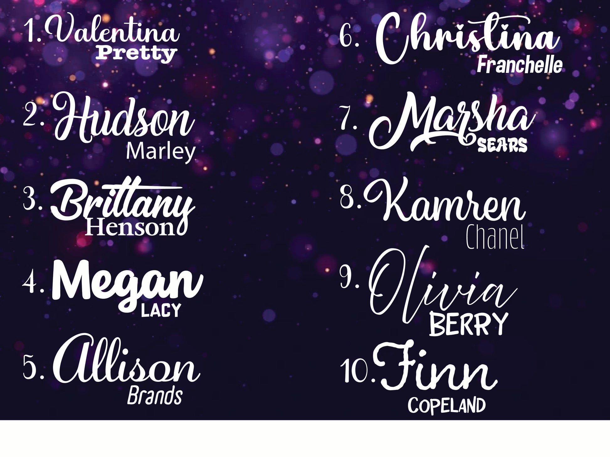 Custom Name Signs