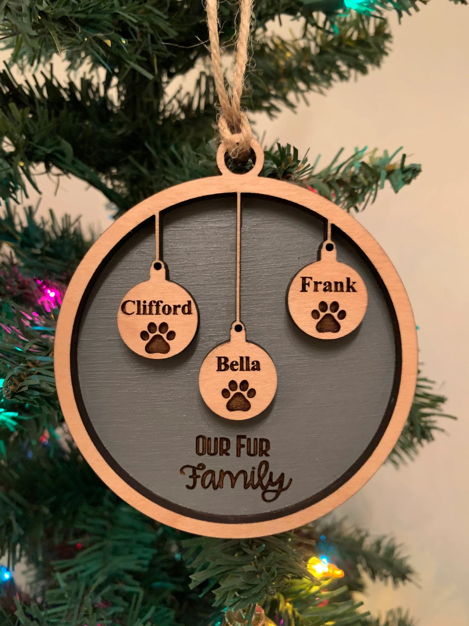 Christmas - Personalized Family Ornament