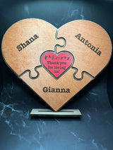 Mothers Day Heart Puzzle