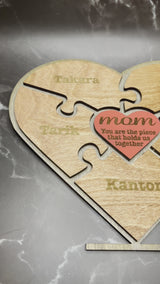 Mothers Day Heart Puzzle