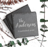 Personalized Slate Coasters