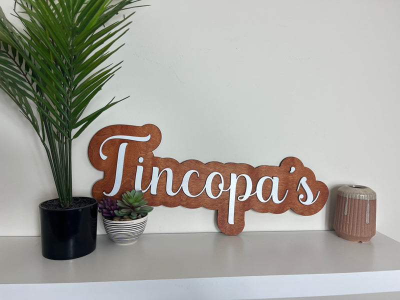 Custom Name Sign